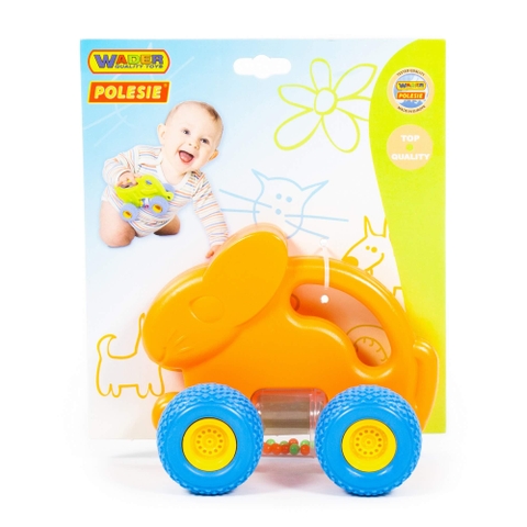 Lục lạc Gripcar dạng xe hình thỏ con - Hàng Châu Âu Cao Cấp -38234– Polesie Toys