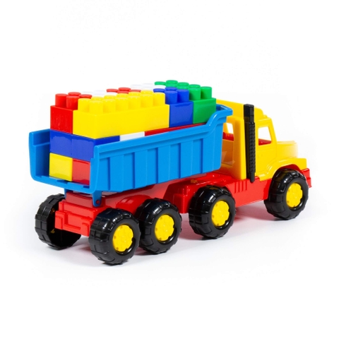 Xe tải kèm bộ lắp ghép 17 chi tiết – Polesie Toys