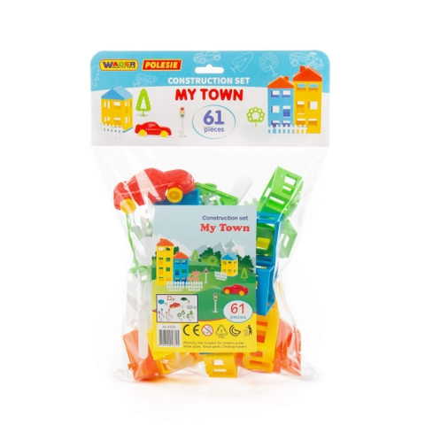 Bộ đồ chơi lắp ghép thành phố nhỏ – Polesie Toys