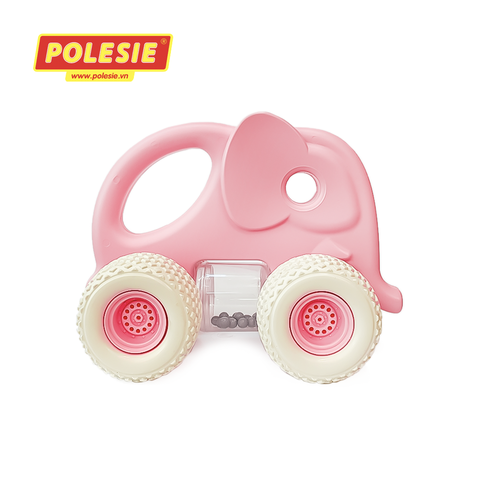 Xe voi con lục lạc Gripcar cho bé - Hồng - POLESIE Toys - Hàng Nhập Khẩu Chính Hãng Từ Châu Âu, An Toàn, Chất Lượng Cao -90256