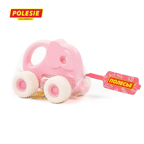 Xe voi con lục lạc Gripcar cho bé - Hồng - POLESIE Toys - Hàng Nhập Khẩu Chính Hãng Từ Châu Âu, An Toàn, Chất Lượng Cao -90256