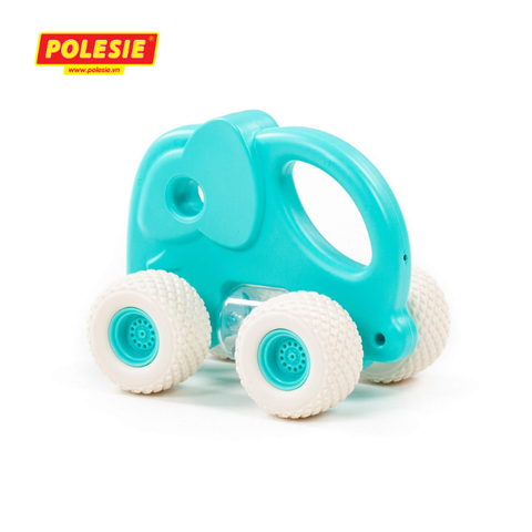 Xe voi con lục lạc Gripcar cho bé - Xanh - POLESIE Toys - Hàng Nhập Khẩu Chính Hãng Từ Châu Âu, An Toàn, Chất Lượng Cao -PLS-90263