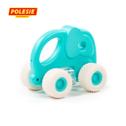 Xe voi con lục lạc Gripcar cho bé - Xanh - POLESIE Toys - Hàng Nhập Khẩu Chính Hãng Từ Châu Âu, An Toàn, Chất Lượng Cao -PLS-90263