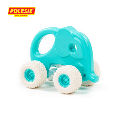 Xe voi con lục lạc Gripcar cho bé - Xanh - POLESIE Toys - Hàng Nhập Khẩu Chính Hãng Từ Châu Âu, An Toàn, Chất Lượng Cao -PLS-90263