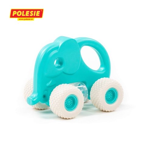 Xe voi con lục lạc Gripcar cho bé - Xanh - POLESIE Toys - Hàng Nhập Khẩu Chính Hãng Từ Châu Âu, An Toàn, Chất Lượng Cao -PLS-90263