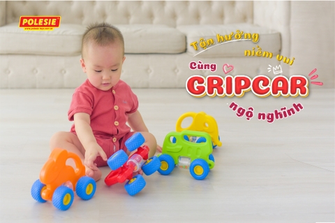 Lục lạc Gripcar dạng xe tải - Hàng Châu Âu Cao Cấp -38227– Polesie Toys