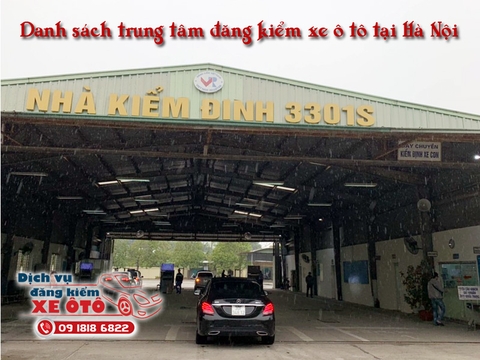 Danh sách Trung tâm đăng kiểm xe ô tô tại Hà Nội