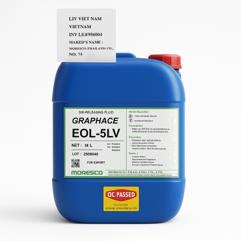 🔹 DẦU TÁCH KHUÔN CHO NHÔM ĐÚC ÁP LỰC – GRAPHACE EOL-5LV 🔹