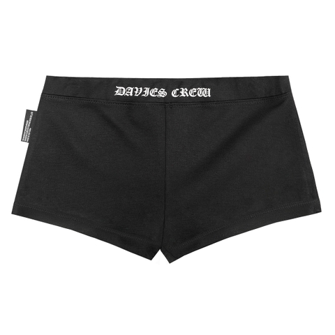 Quần đùi thun nữ ôm sát body DAVIES mini short cạp thấp