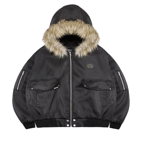 DSW HUNTER HOODED BOMBER JACKET