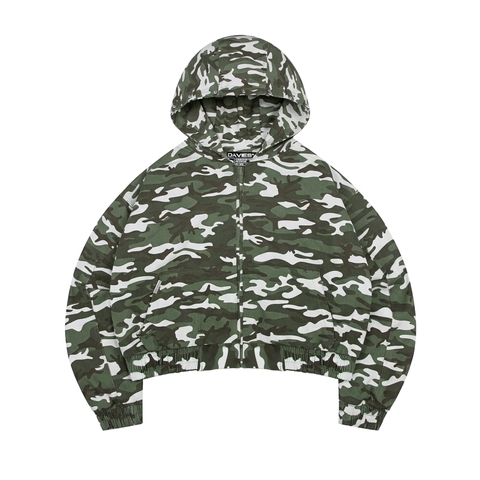 DSW OBSCURE CLOAK HOODED JACKET - CAMO XANH