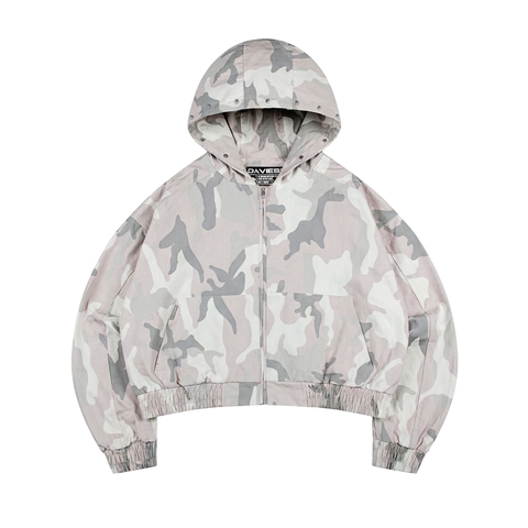 DSW OBSCURE CLOAK HOODED JACKET - CAMO TRẮNG