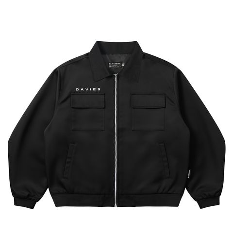 áo khoác local brand đẹp kaki màu đen