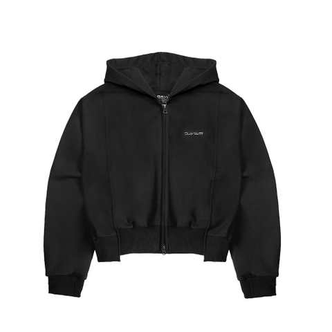 Áo khoác local brand đẹp có nón màu đen