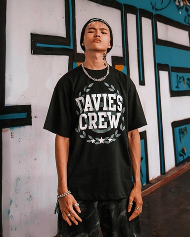 áo phông local brand nam nữ màu đen form rộng tay lỡ thun cotton