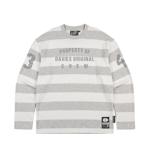 DSW STRIPED RIB LONG SLEEVE TEE