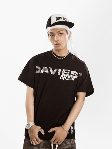 Áo thun local brand nam nữ chữ in họa tiết camo màu đen, trắng thun cotton