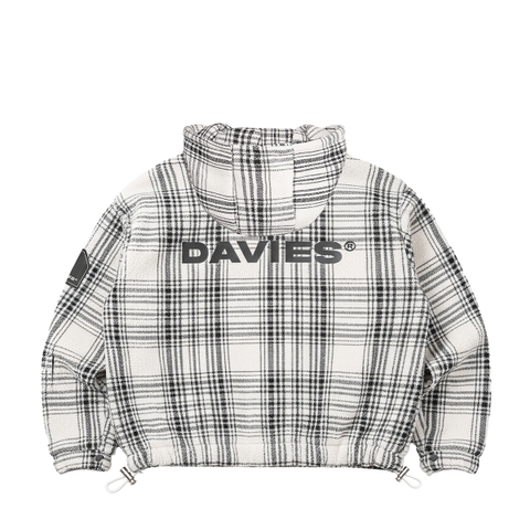 áo flannel nam nữ có mũ form rộng vải nỉ local brand Davies
