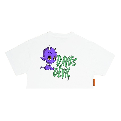 DSS Croptop D Devil Baby-White