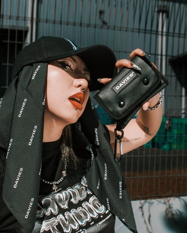 Ví da nam nữ nhiều ngăn local brand Davies