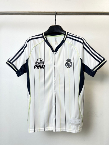 ÁO BÓNG CHÀY REAL TRẮNG 2025