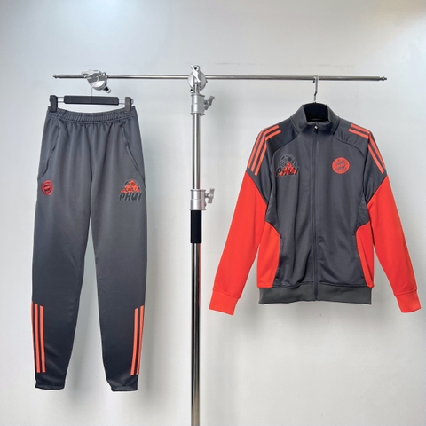 BỘ KHOÁC BAYERN XÁM 2025