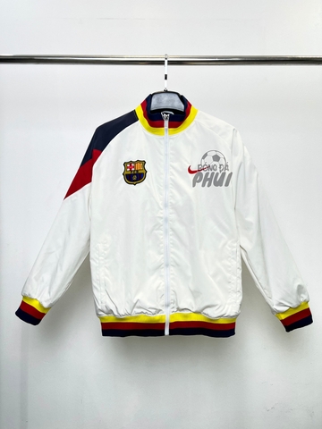 ÁO GIÓ RETRO BARCA TRẮNG