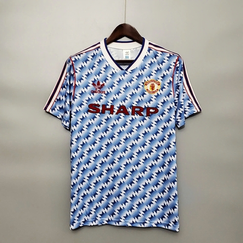 ÁO RETRO MU XANH 1990