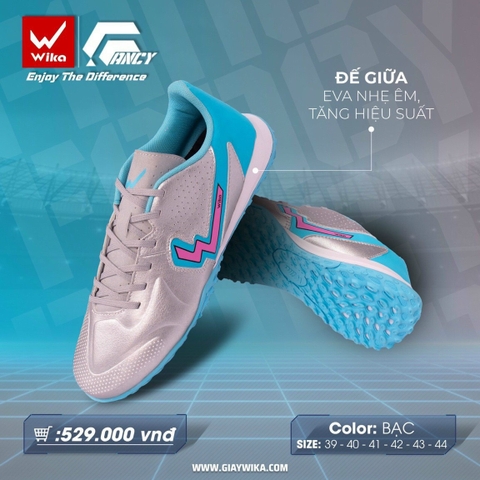 GIẦY WIKA FANCY BẠC