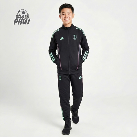 BỘ KHOÁC TE JUVE ĐEN 2025