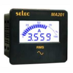 Đồng hồ tủ điện dạng số hiển thị dạng LCD MA201