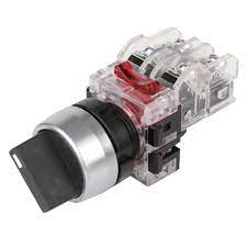 Công tắc xoay 2 vị trí viền nhôm MRS-R2R2