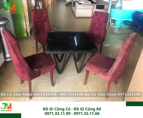 Thanh Lý Bộ bàn ghế uống nước 1 bàn + 4 ghế