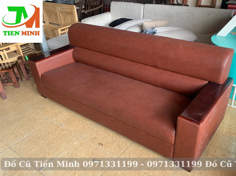 Thanh Lý Văng sofa chờ chất liệu da