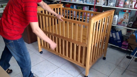 Cũi trẻ em cũ thanh lý