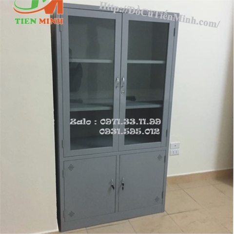 Tủ sắt 2 cánh hồ sơ kính