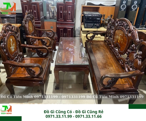 Thanh lý Bộ bàn ghế Đồng Kị Khảm Trai