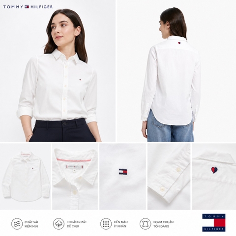 ao so mi tommy nu XW0XW02039