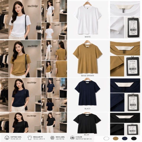 Áo T-shirt Mind Bridge Nữ CT MSTS3212DIV066