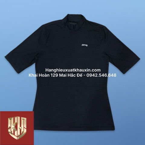 Áo Tshirt Cổ trụ Golf Ping tay lỡ PW001
