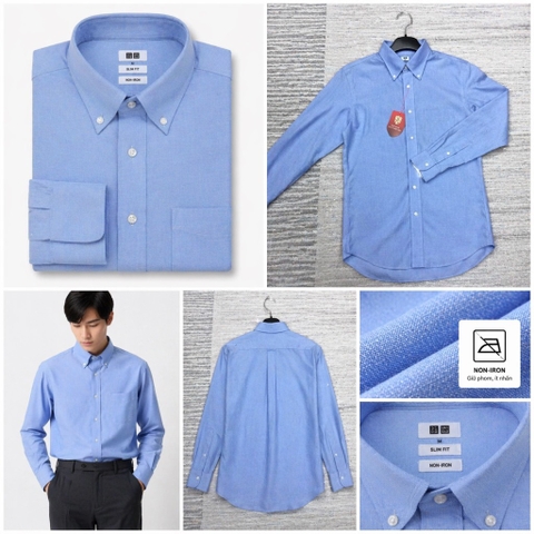 Áo sơ mi Uniqlo Noniron DT 408136
