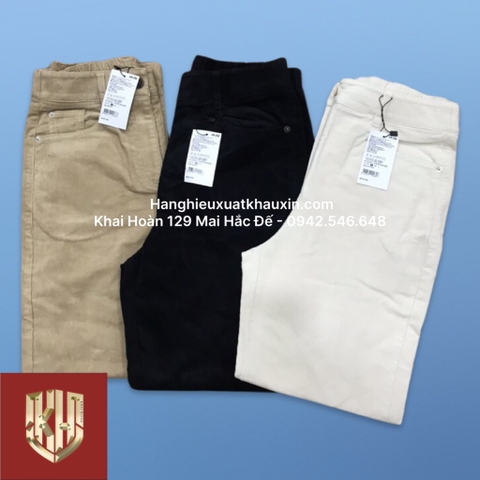 Quần Khaki Nhung Jaju Nữ J123401012