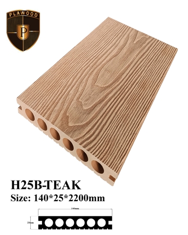 SÀN 3D NGOÀI TRỜI H25B-TEAK