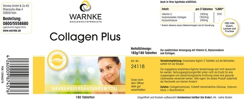 Collagen Plus Warnke made in germany hàng xách tay đức