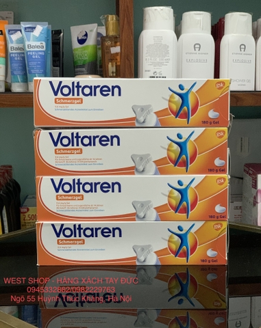 Gel xoa bóp giảm đau Voltaren 150g - hàng xách tay Đức