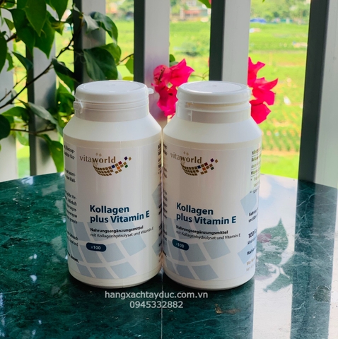 VIÊN UỐNG KOLLAGEN PLUS VITAMIN E VITAWORLD – MADE IN GERMANY