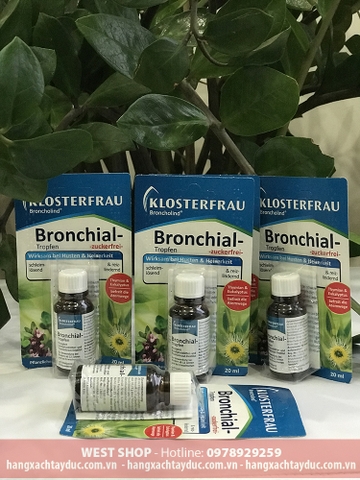 TINH CHẤT HO KLOSTERFRAU BRONCHOLIND BRONCHIAL TROPFEN