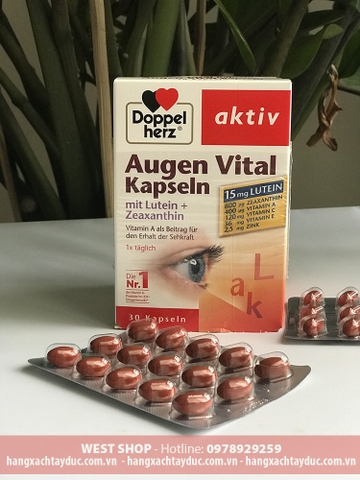 VIÊN BỔ MẮT AUGEN VITAL KAPSELN 