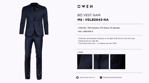 Áo Khoác Blazer Nam Owen BL220698 Vest Công Sở Màu xanh Sáng Melange Vải Gỗ  Namu Cao Cấp Mỏng Nhẹ Dai Thoáng Dáng Suông  Shopee Việt Nam