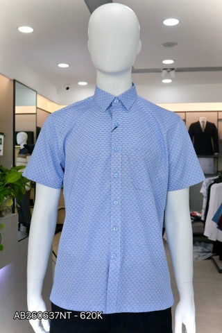 ÁO SƠ MI NGẮN TAY AB260637NT